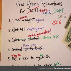 new years resolutions funny